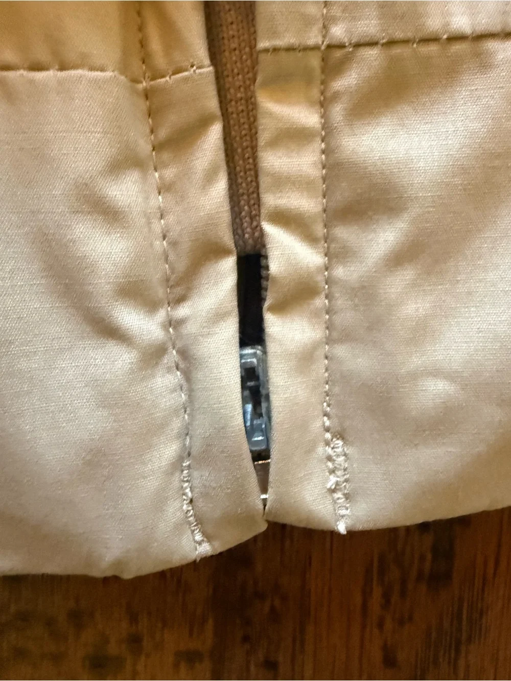 Members Only Light Beige Bomber Jacket
